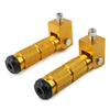 Electric Motor Bicycle ATV - Gold 8mm Folding Footpegs