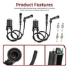Honda CB750 Nighthawk 750 2 x Ignition Coil & Spark Plug W/ Cap (1991–2003)