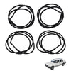 Set Front Rear Door Rubber Seal Fits Toyota Starlet KP60 KP62 4D 1978 -1984 D06