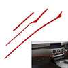 Kia Stinger Dashboard Panel Cover Trim Strips Red (2018-2023)