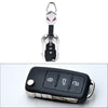 VW Gran Lavida Silver 3-Button Key Remote Cover Case (2013-2017)