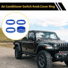 Jeep Gladiator JT Audio Headlight CD Switch Knob Cover Ring (2018-2021)