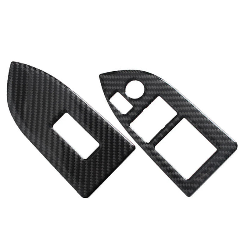 Subaru BRZ Toyota 86 Black Carbon Interior Window Switch Button Trim (2012-2020)