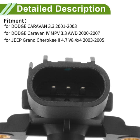 DODGE CARAVAN 3.3 Manifold Absolute Pressure MAP Sensor (2001-2003)