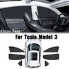 Tesla Model 3 6 x Side Window Sleep Privacy Sun Shade Cover (2017–2024)