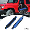 Wrangler TJ JL (1987-2021) Black Blue Nylon Door Limiting Check Straps