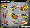 Honda CRF 150R (2007-2018) RAPID Style Stickers Custom Graphics Full Kit
