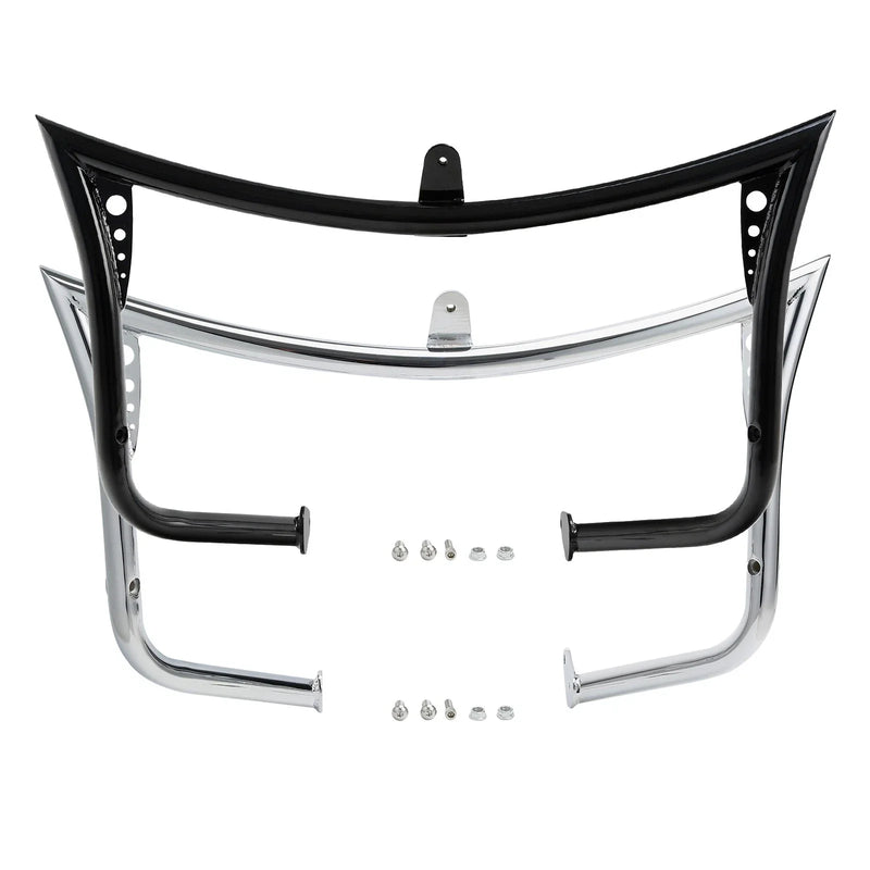 Harley Road Electra Glide (1997-2008) Black / Chrome Engine Guard Crash Bar