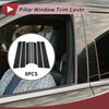 Ford Territory (2023-2024) Black 8 Pcs Door Pillar Window Trim