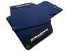 Lamborghini Gallardo Dark Blue Tailored Carpets Alcantara Leather Floor Mats
