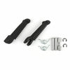 Yamaha R1 R6 R6S Black Aluminum Front Footrests (1999-2012)
