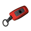 BMW 1 3 4 5 6 7 Series 3 Button Key Fob Cover Protector Red (2000-2023)