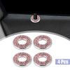 Mercedes Benz E C Class GLC 4pcs Pink Bling Car Door Lock Stickers (2015-2019)
