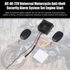 DC 48-72V Universal Motorcycle Anti-theft Security Alarm System Engine Start