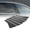 Honda CR-V 6pcs Black Carbon Fiber Car Pillar Window Trim Cover (2017-2022)