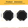 Polaris Sportsman 570 SP X2 2 x Black Center Wheel Hub Caps (2015–2025)