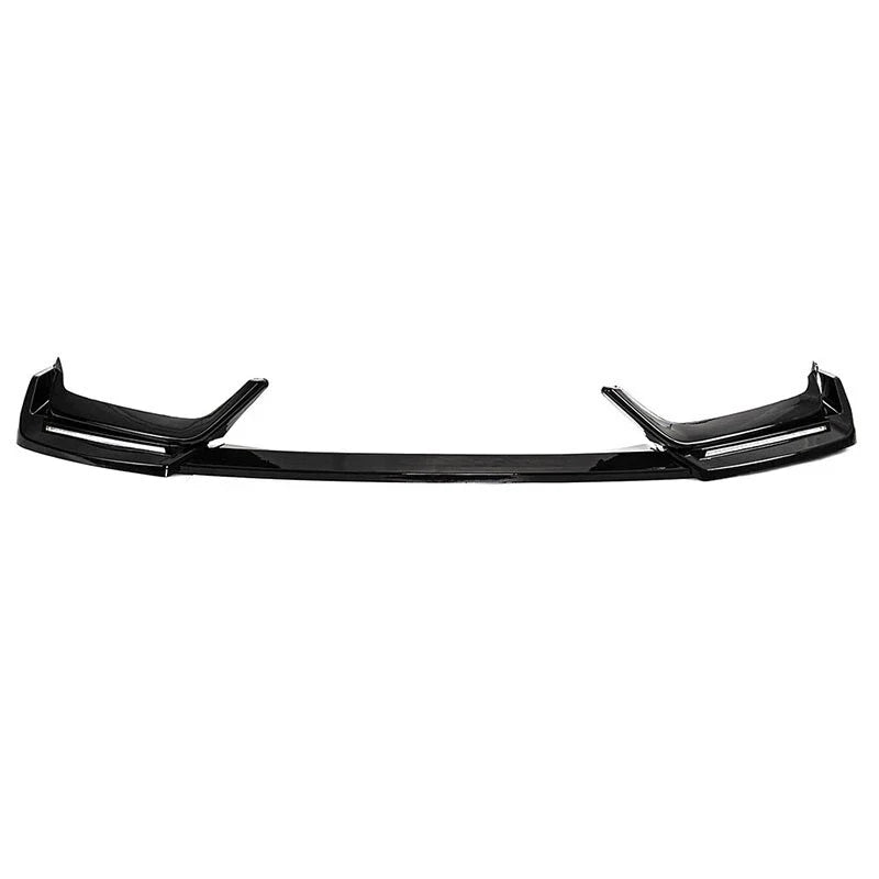 17-21 Honda Civic Si & Hatchback Gloss Black LED Front Bumper Lip
