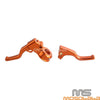 Harley Iron 883 Roadster Orange Handlebar Hand Brake Clutch Lever Kit (2014-2022)