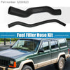 Jeep Cherokee XJ (1984-1996) Rubber Black Fuel Fill & Vent Hose Kit