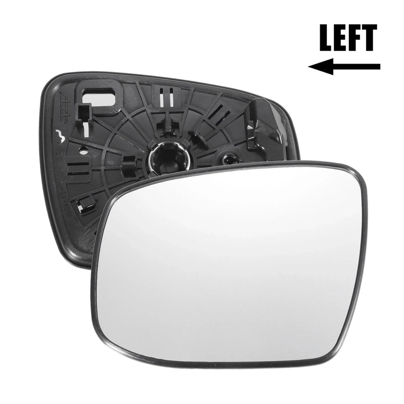Honda Jazz Fit Left Side White Mirror Glass w/ Back (2020-2021)