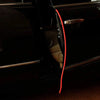 Rubber Red Car Door Trim Edge Lock Guard Seal Strip Protector