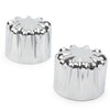 Harley Touring Softail Road King Dyna Chrome Front Axle Nut Cover