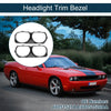 Dodge Challenger 1 Pair Front Headlight Trim Bezel (2008 - 2014)