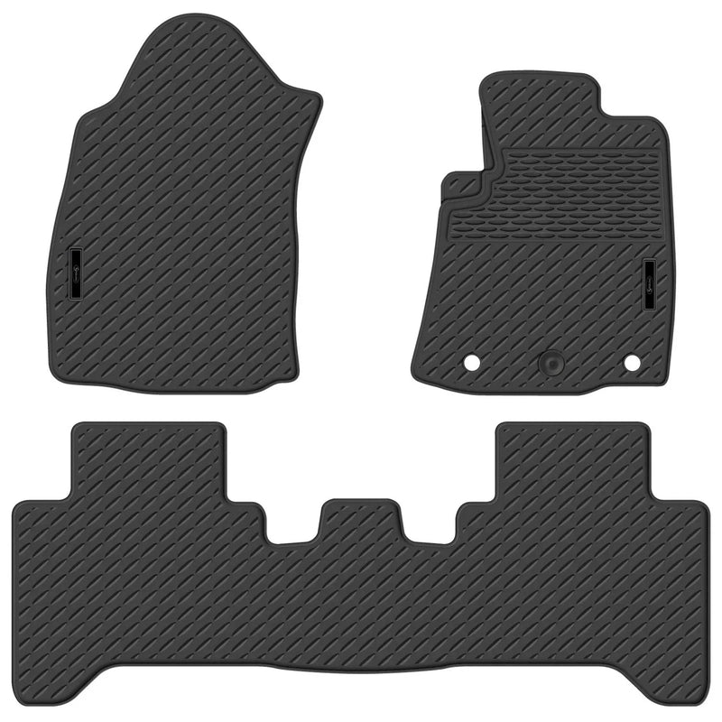 Toyota Hilux Custom Fit Moulded Rubber Floor Mats (2015-2020)