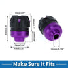 Make Model Frame Sliders / 2 Pcs / Front Fork Falling Protection Purple