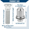 Toyota, Lexus, Scion M12-1.5 Wheel Lug Stud Bolts