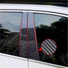 Acura TL 4 x Carbon Fiber Window Pillar Posts Door Trim Cover (2009–2014)