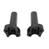Harley Dyna Sportster Softail 4.5" Black Straight Handlebar Risers