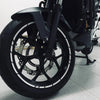 Motorbike Wheel - Silver 18'' Reflective Rim Tape (Fits Most Models)