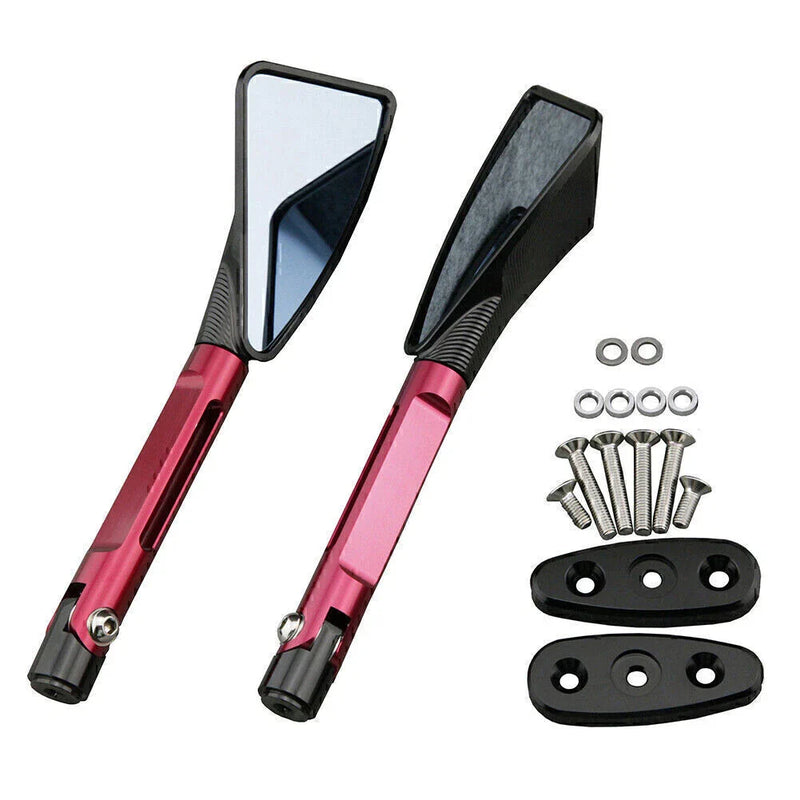 Suzuki GSXR 1000, GSXR 600 Rear View Side Mirrors  Red (2001-2005)