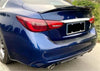 Infiniti Q50 Sedan 2014-2024 Glossy Black Rear Spoiler Wing