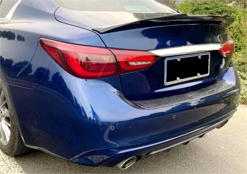 Infiniti Q50 Sedan 2014-2024 Glossy Black Rear Spoiler Wing