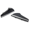 Harley Touring (1993-2023) Black Aluminum Rear Passenger Floorboards
