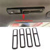 Toyota Grand Highlander Carbon Fiber Seat Air Vent Outlet Cover Trim (2024-2025)