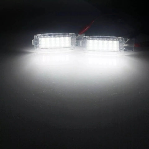 Golf Passat Polo Scirocco Beetle LED Sun Visor Vanity Mirror Light Lamp