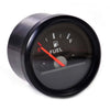 2" 52mm 12V Motorcycle Fuel Level Gauge Meter Black Face Rim
