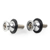KAWASAKI ZX6R (1998-2011) - Silver Slider Set 10mm Swingarm Spools