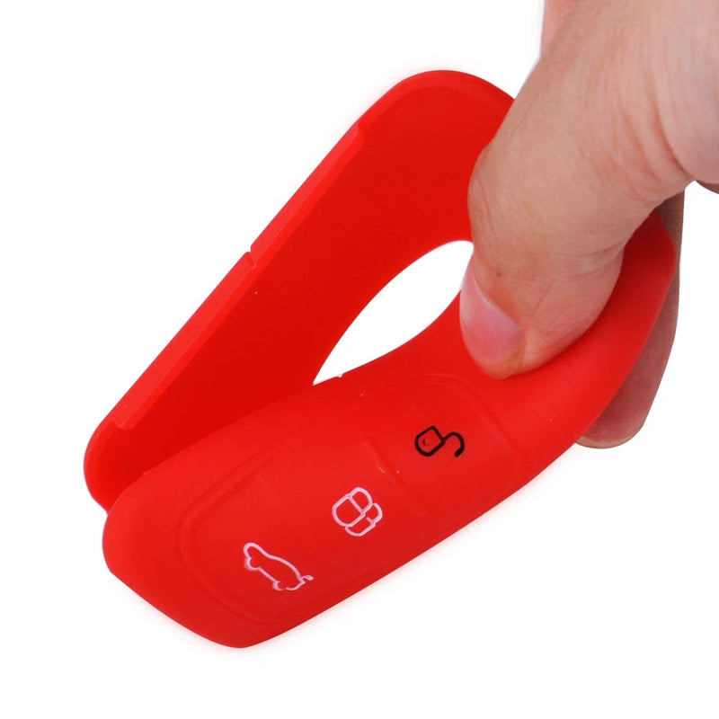 Ford MK2 Mondeo, Kuga, Galaxy Red Protective Key Cover Case (2000-2023)