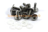 Aprilia Rs 125 RS125 Carenado 2 x Tornillos & parabrisas (1995–1998)