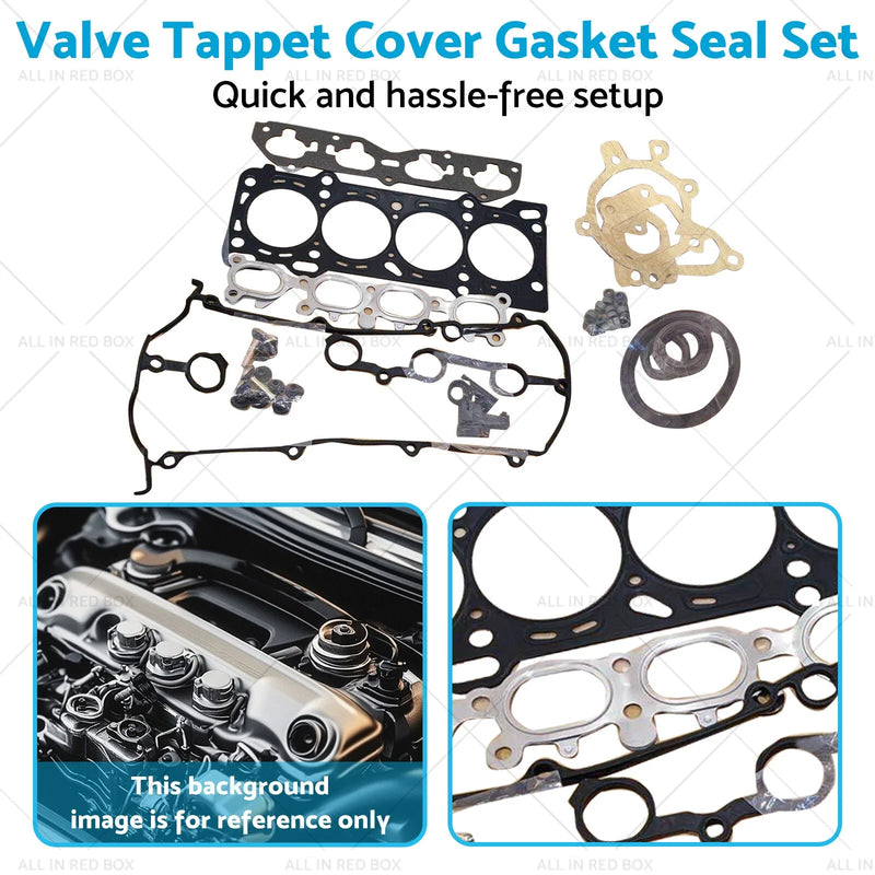 Mazda 323 Valve Tappet Cover Gasket Seal Set (1998-2003)