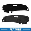 Ford Ranger 1989-1994 Sun Protector Pad Black Dashboard Cover Mat