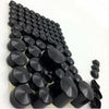 Harley Softail Twin Cam Black ABS Bolt Caps (1984-2006)