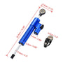 Universal Motorcycle Steering Damper Blue Adjustable Linear Stabilizer