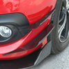 4 x Car SUV Bumper Canard Splitter Diffuser Valence Spoiler Lip Gloss Black