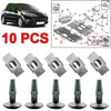 Peugeot Citroen (2006-2013) - 10x Screw Bolt Fasteners Engine Undertray Cover