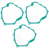Yamaha YXR YFM 660 Grizzly Rhino 3 x Engine Cover Gaskets (2002-2008)